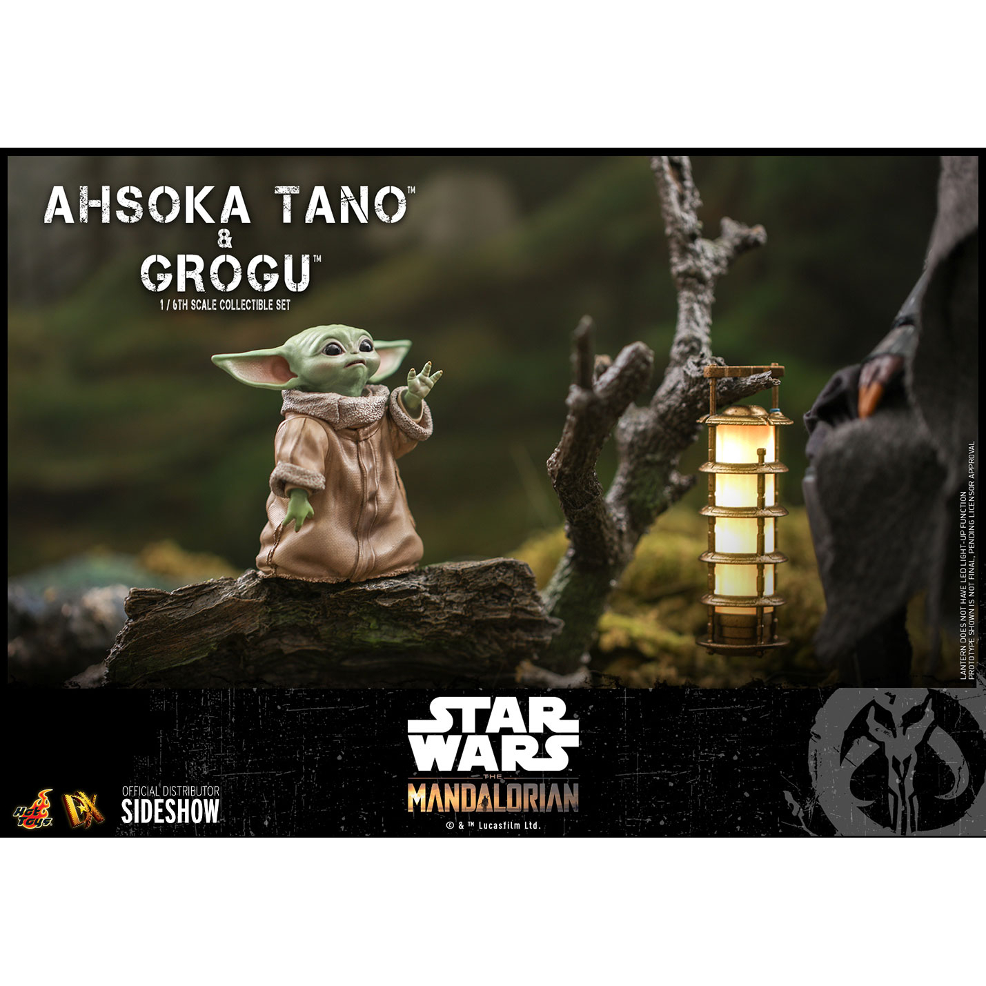 Star Wars Ahsoka Tano and Grogu 1:6 Scale Figure Set Hot
