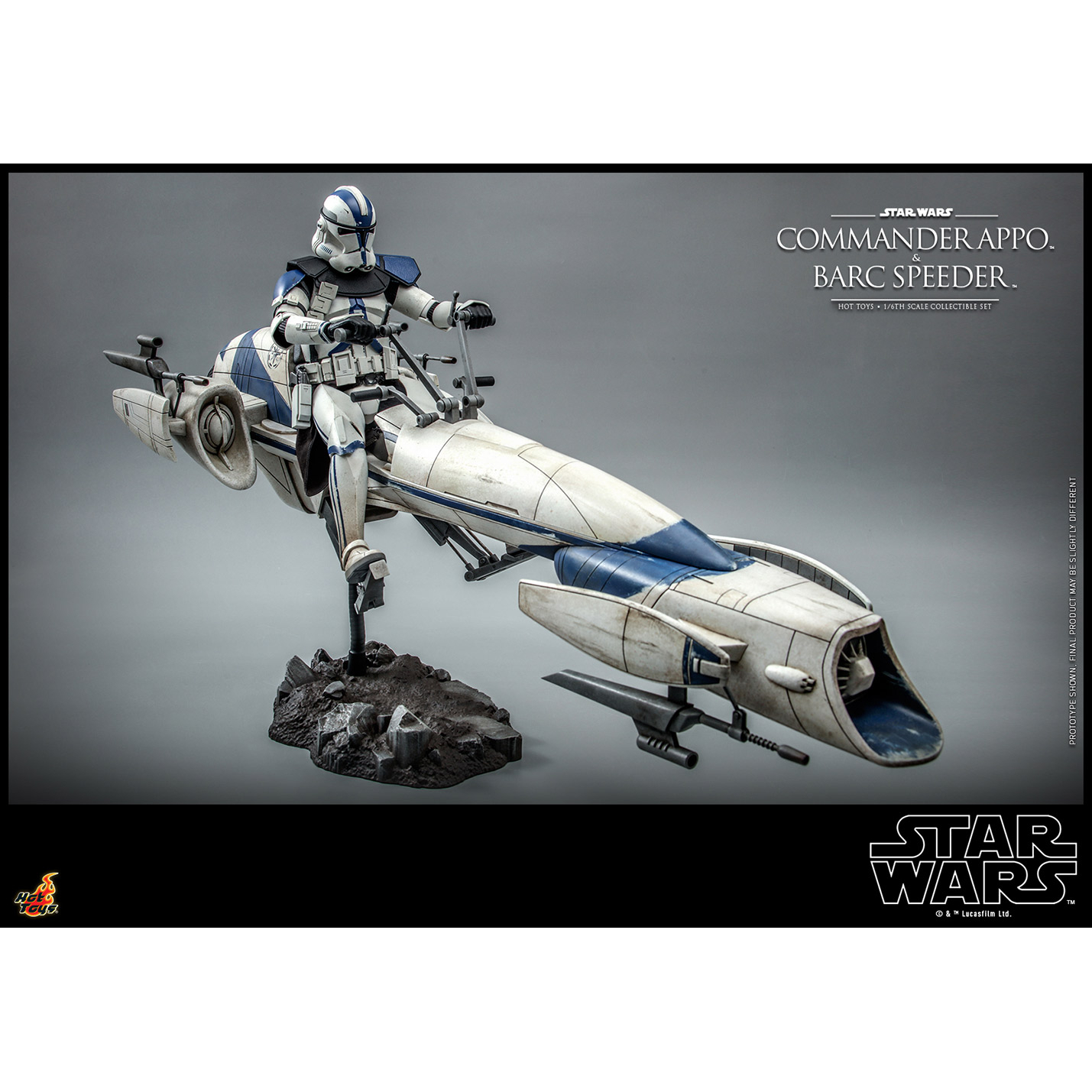 ロボット Star Wars Commander Appo BARC Speeder First Look: Hot Toys Commander Appo & BARC Speeder Figures