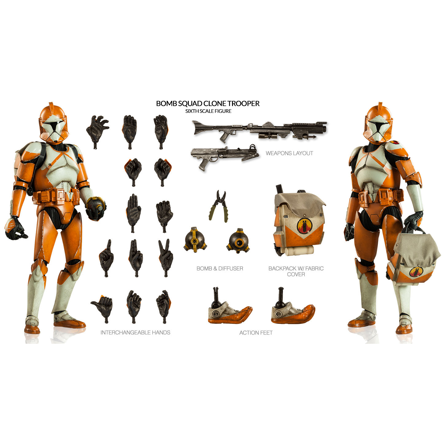 Clone trooper sixth scale figure top