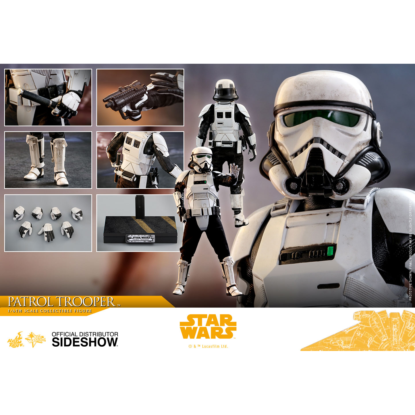 Star Wars Solo: A Star Wars Story Patrol Trooper figurine échelle 1:6 Hot T...
