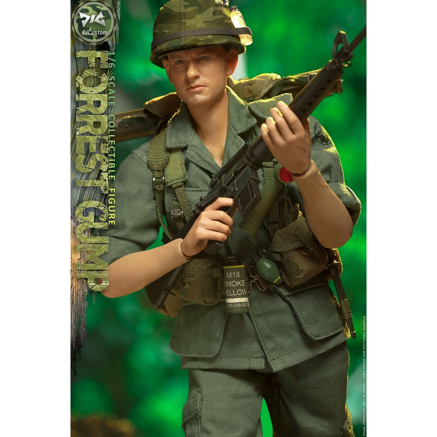 1:6 scale DJ Custom Forrest Gump in Vietnam 12