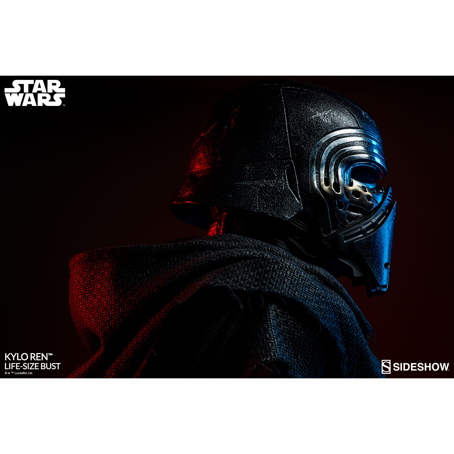 Star Wars Kylo Ren Life-Size Bust 1:1 scale Sideshow Collectibles 400316