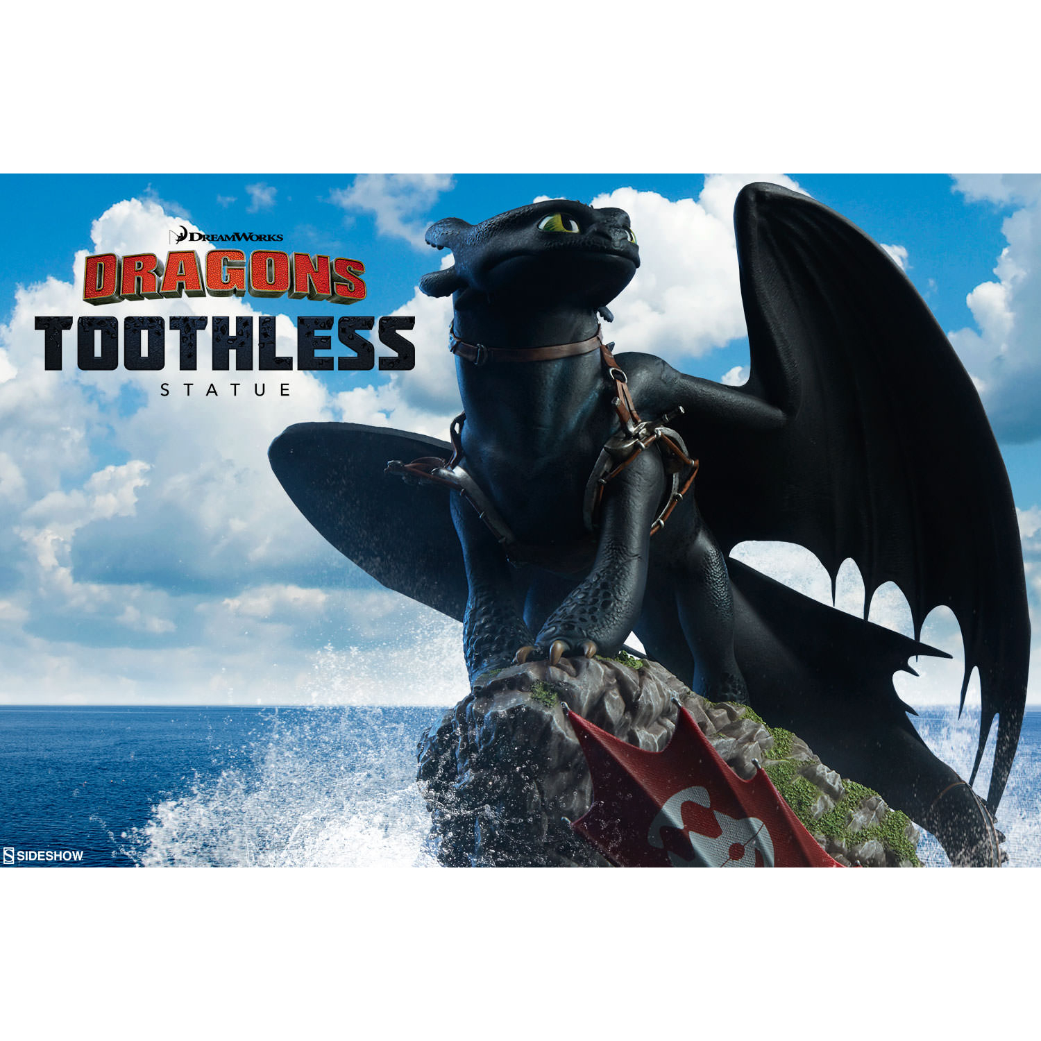 How to Train Your Dragon Toothless statue Sideshow
