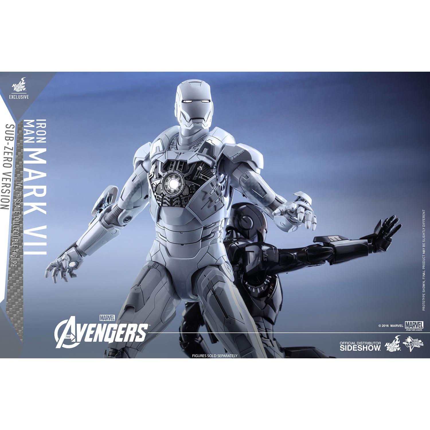 Iron Man Mark VII Sub Zero Version Sixth Scale Figure Movie Masterpiece Series by Hot Toys 902814 MMS329
