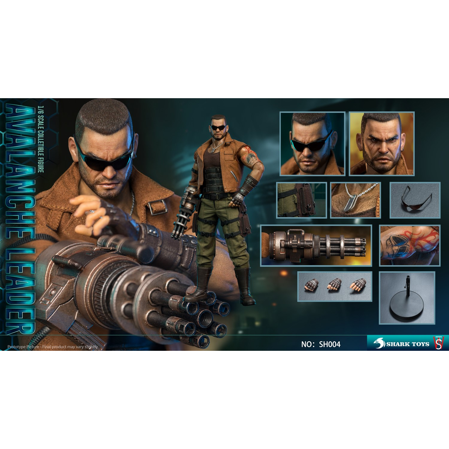 1/6 Scale Fantasy Reset Avalanche Leader Figure Shark Toys