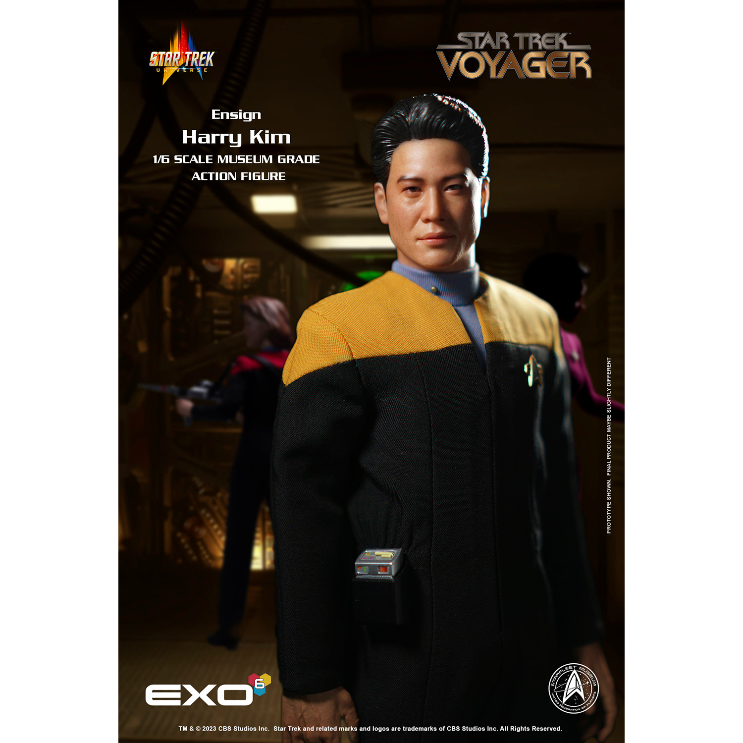 Star Trek Ensign Harry Kim 16 Scale Figure EXO6 912269 EXO01062