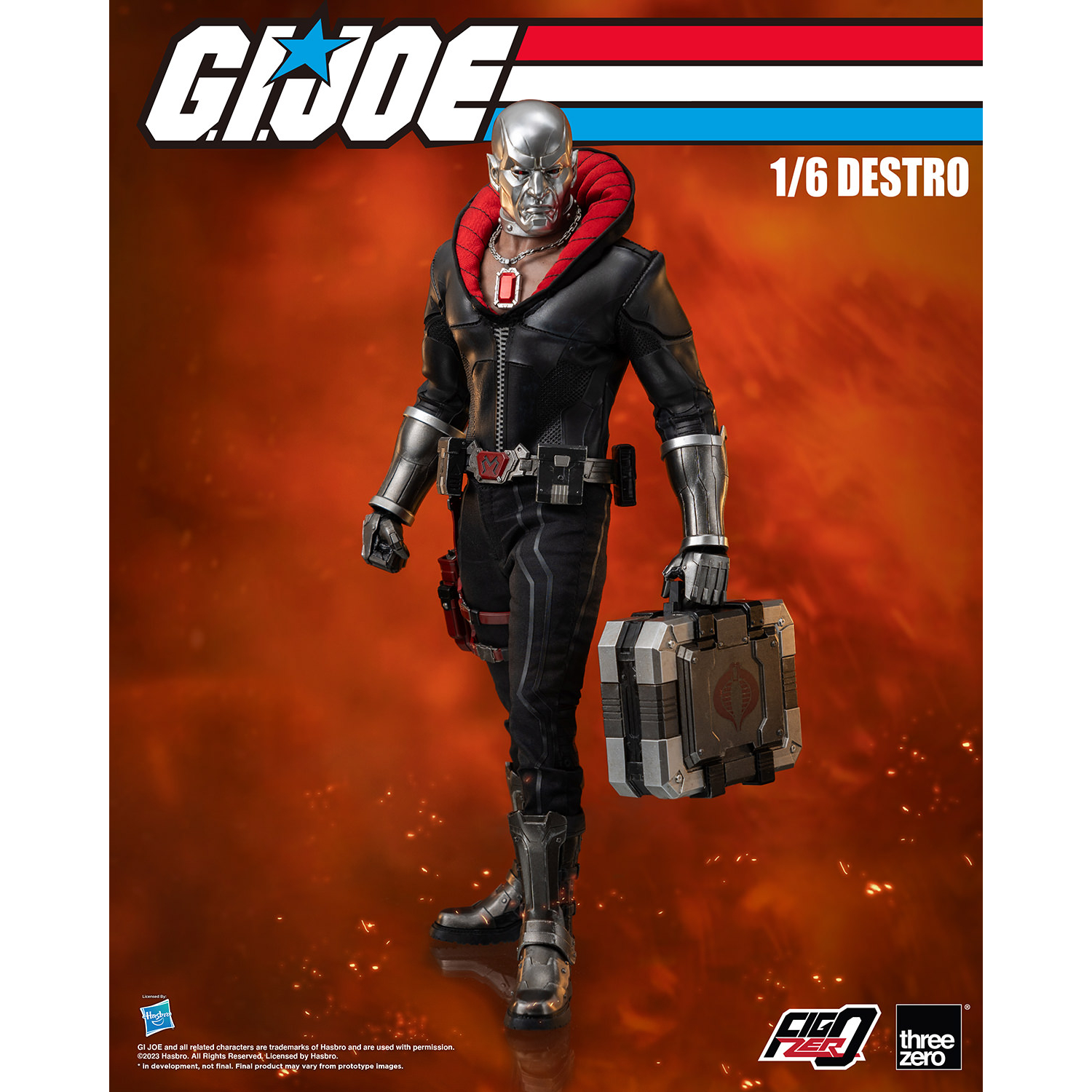 スリーゼロ3Z0352 G.I.ジョー デストロ GI Joe Destro G.I. JoeFigZero 1/6 Destro – threezero store
