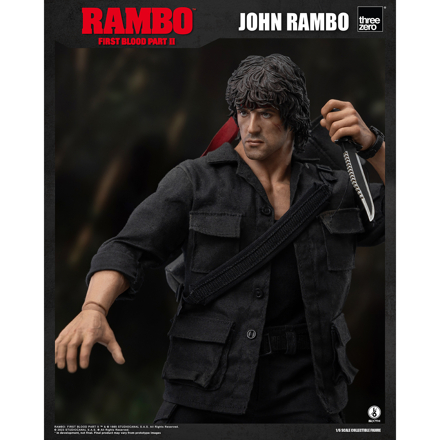 Rambo: First Blood Part II John Rambo 1:6 Scale Figure