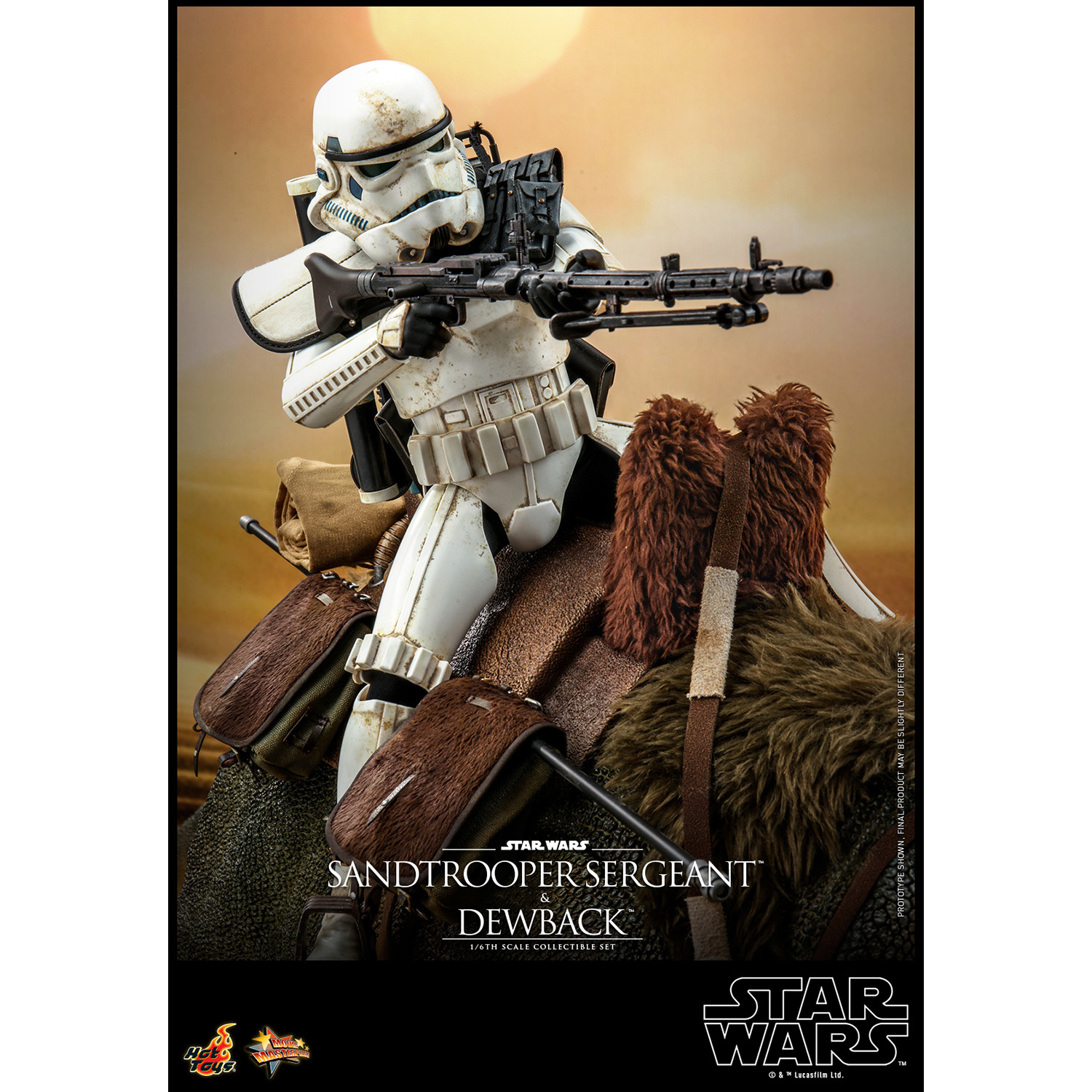 Star Wars: Episode IV Sandtrooper Sergeant and Dewback 1:6
