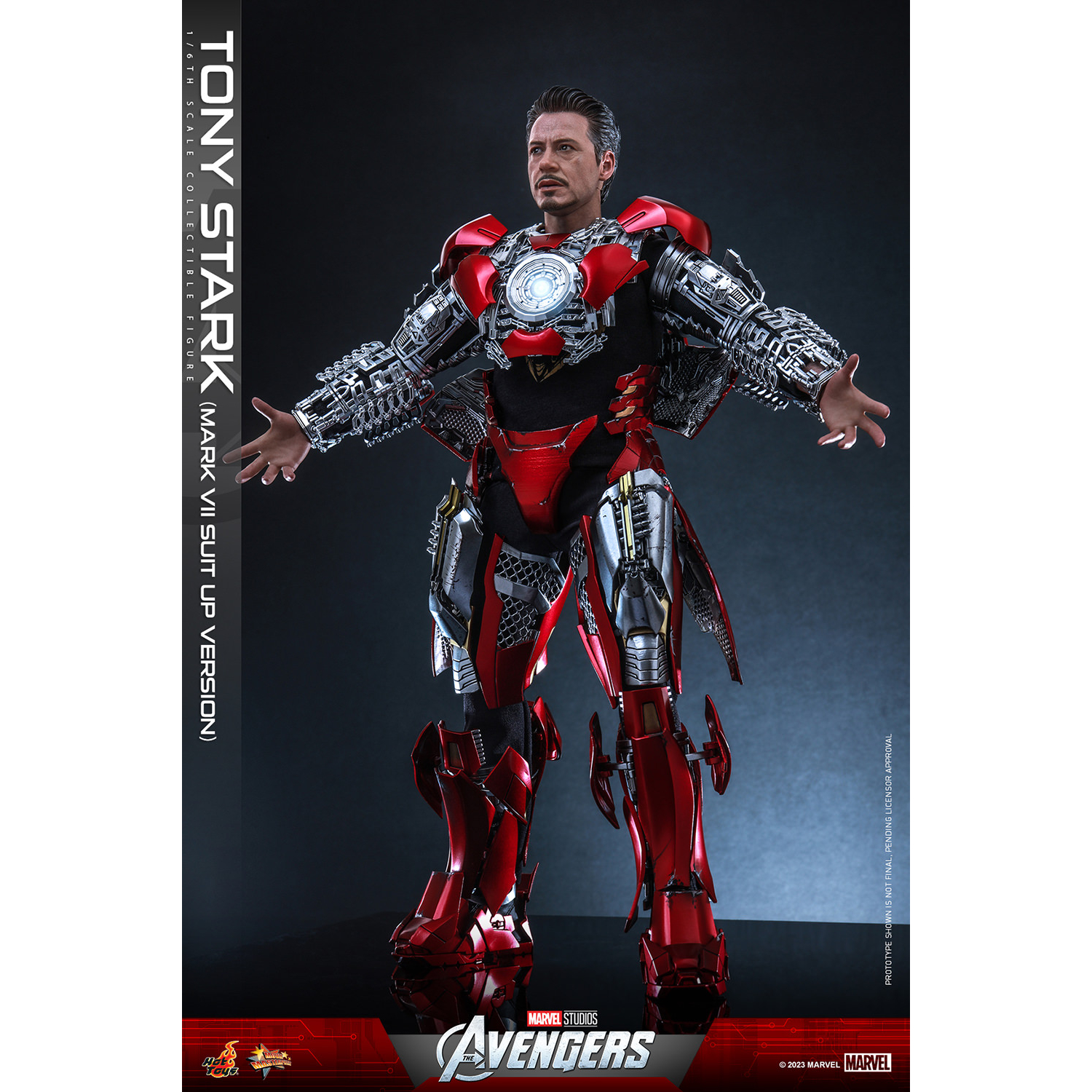 Marvel Tony Stark Mark VII Suit Up Version 1 6 Scale Figure Hot