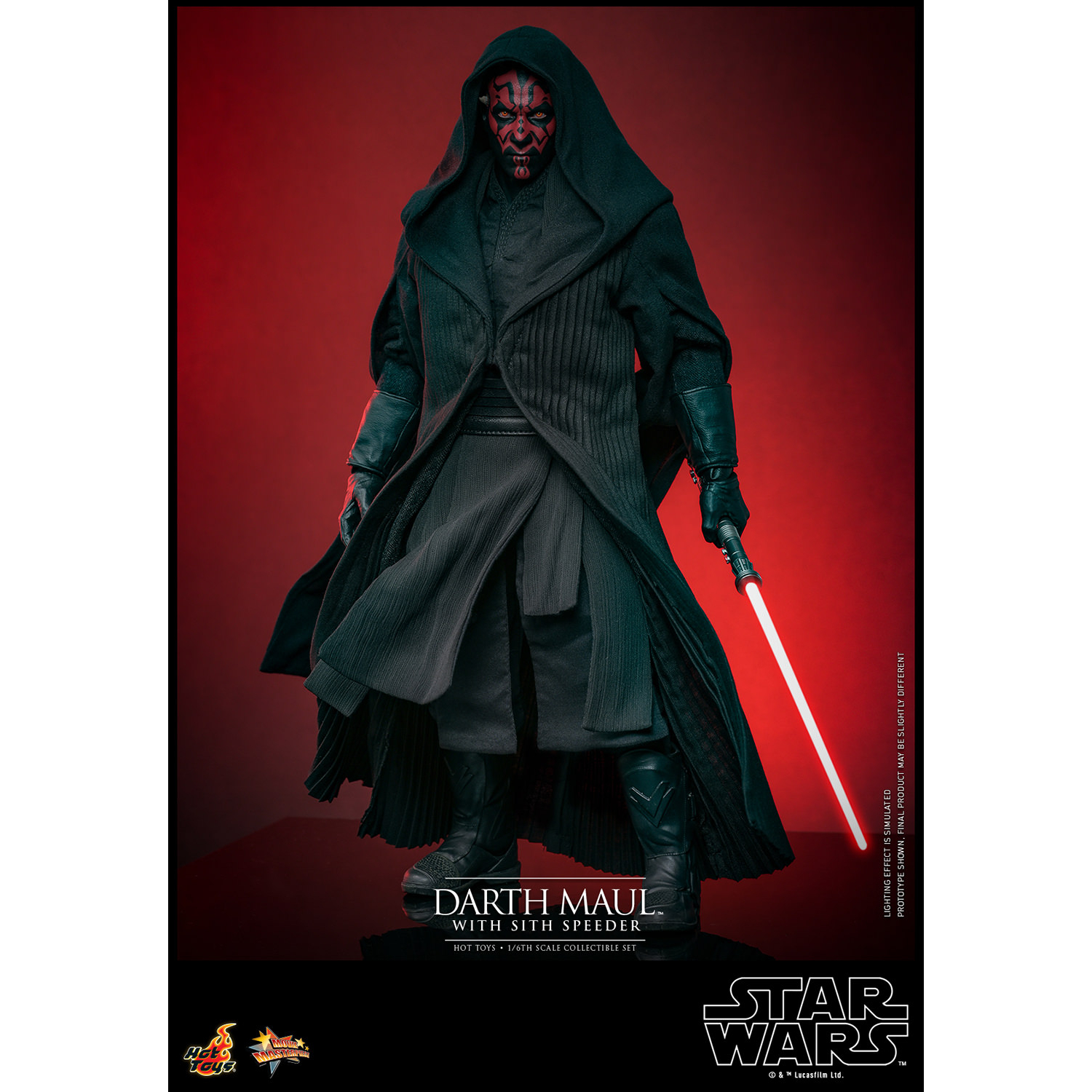 Star Wars Episode I: The Phantom Menace - Darth Maul with Sith Speeder 1:6  Scale Figure