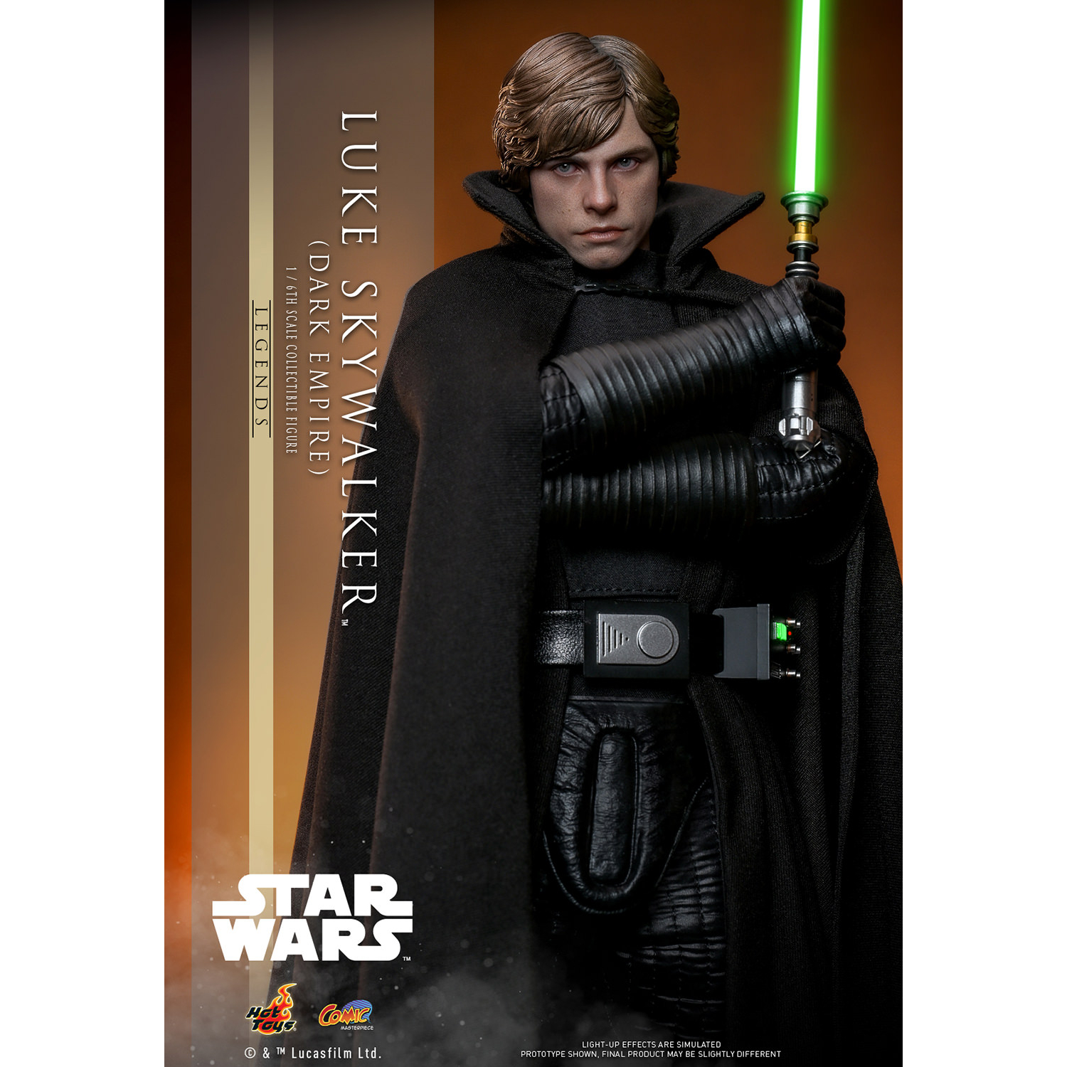 HOTTOYS COMIC MASTERPIECE LUKE SKYWALKER (DARK EMPIRE) CMS019
