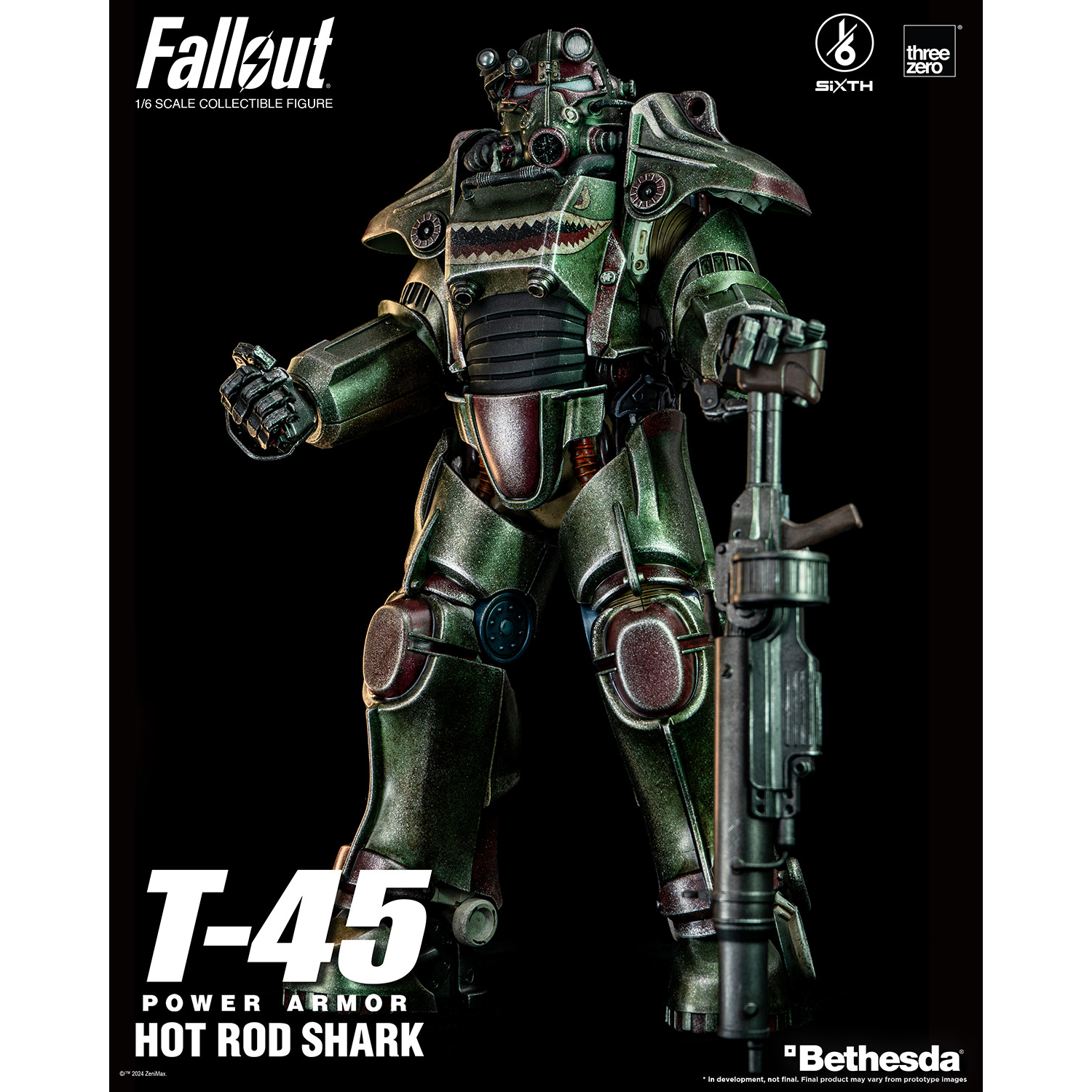 Fallout T-45 Hot Rod Shark Power Armor 1:6 Scale Figure