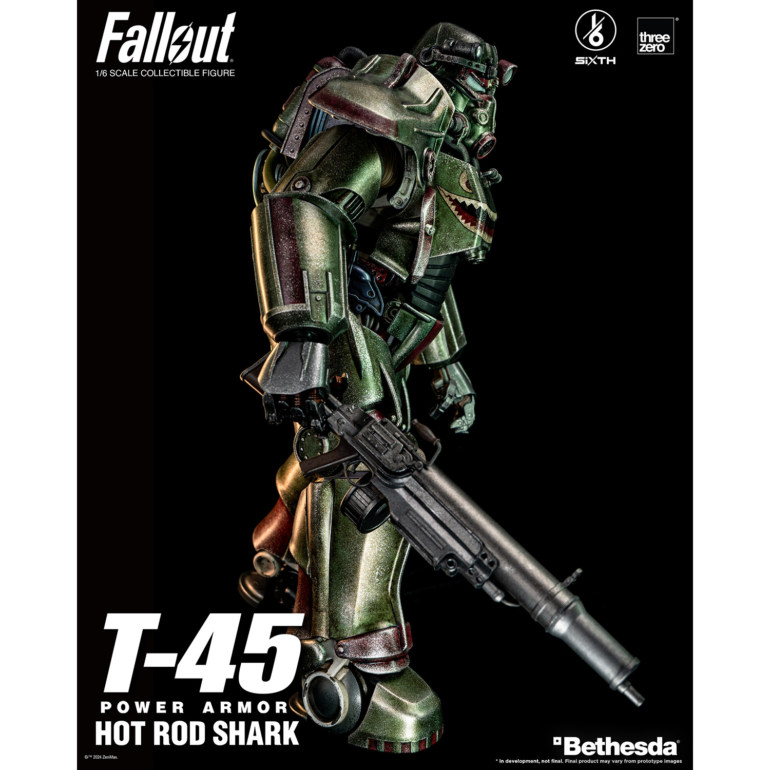 その他 Fallout T-45 Power Armor Hot Rod Shark Fallout1/6 T-45 Hot Rod Shark Power Armor - YouTube