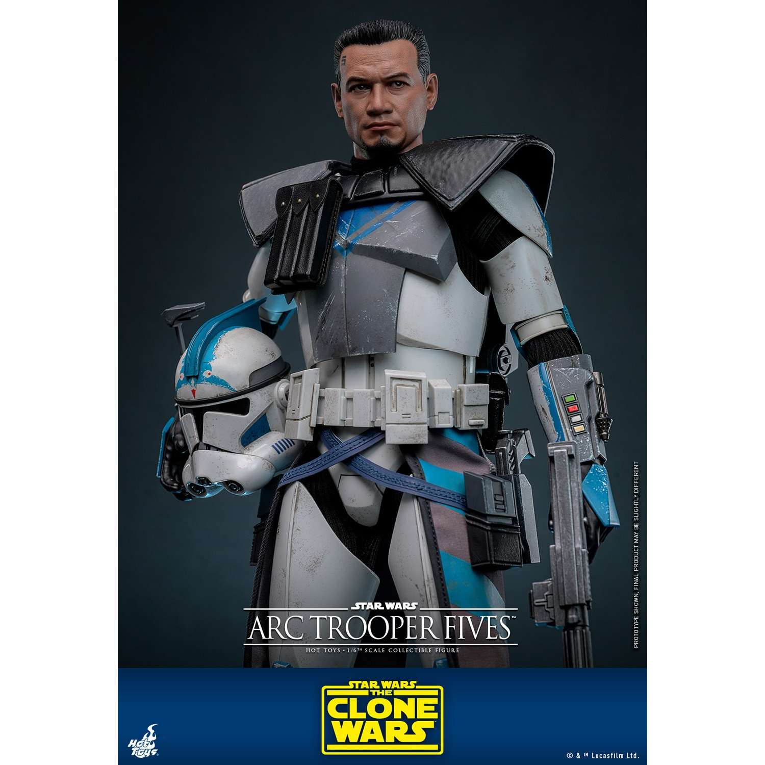 Star Wars The Clone Wars ARC Trooper Fives 1:6 Scale Figure Hot Toys ...