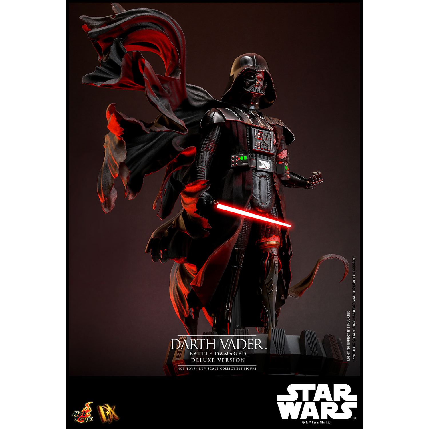 Star Wars Darth Vader (Battle Damaged) DELUXE VERSION 1:6 Scale
