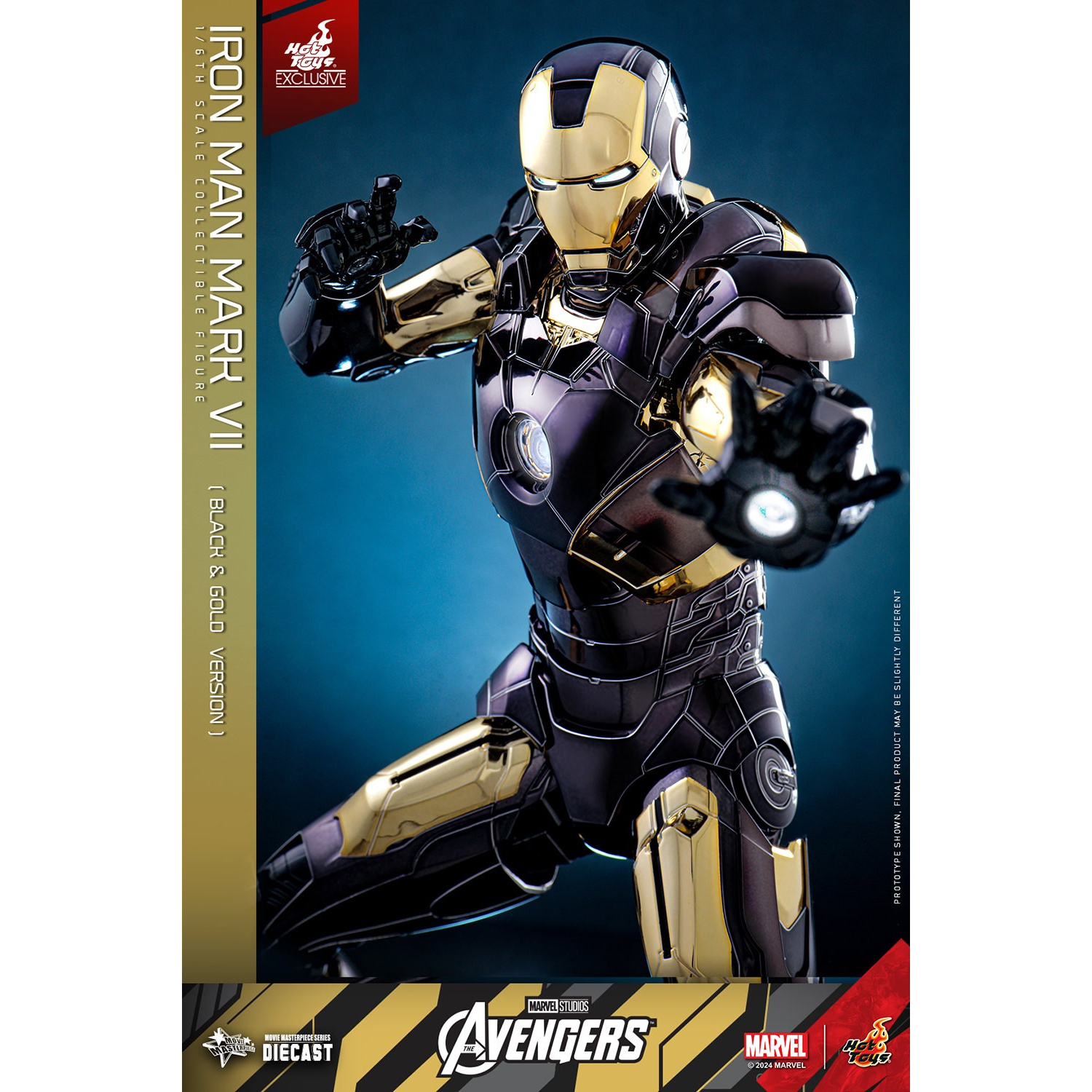 Marvel Iron Man Mark VII (Black and Gold Version) 1:6 Scale