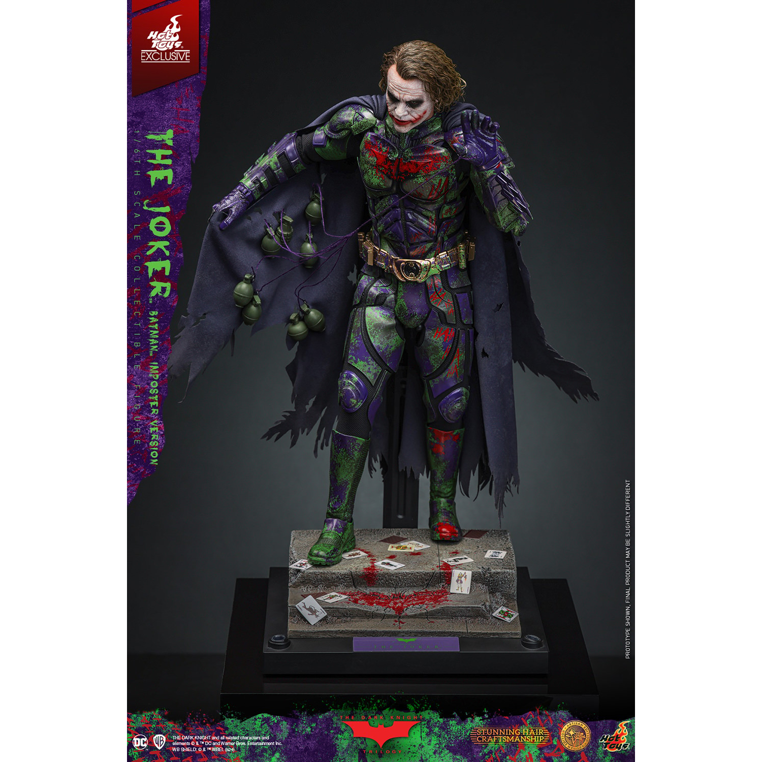 Hot Toys MMS752AE DC Batman The Dark Knight The Joker Batman