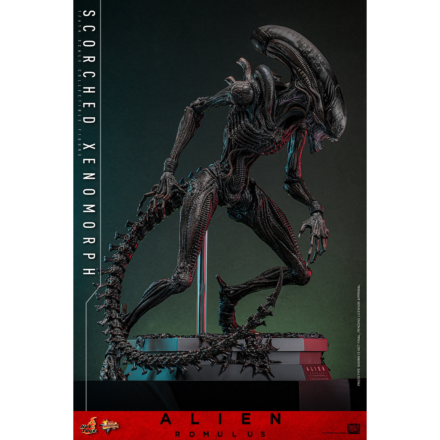 Alien Scorched Xenomorph 1:6 Scale Figure Hot Toys MMS784 913989