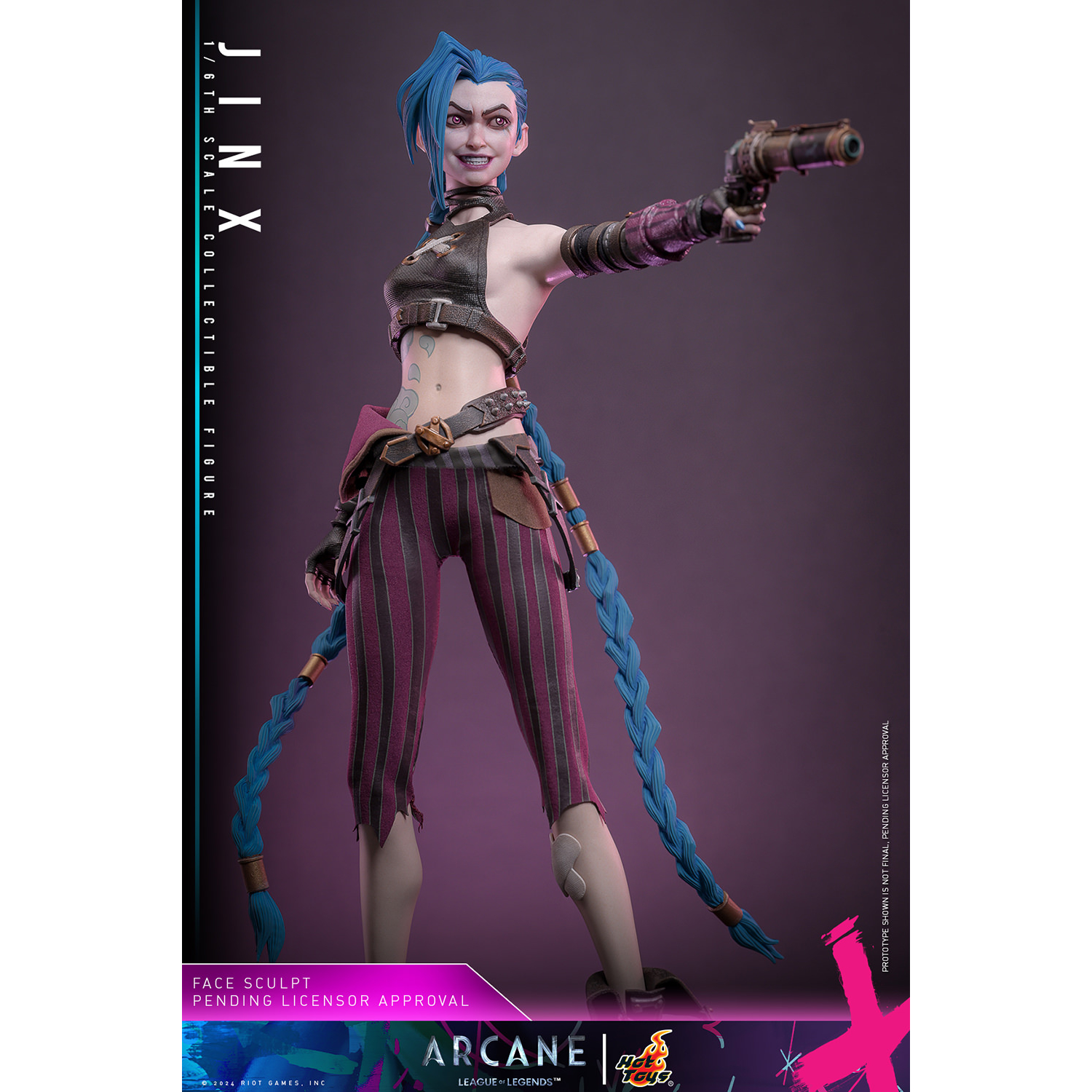 【海外限定版】HOTTOYS Arcane jinx ジンクス フィギュア アーケイン】テレビ・マスターピース『ジンクス』1/6 可動