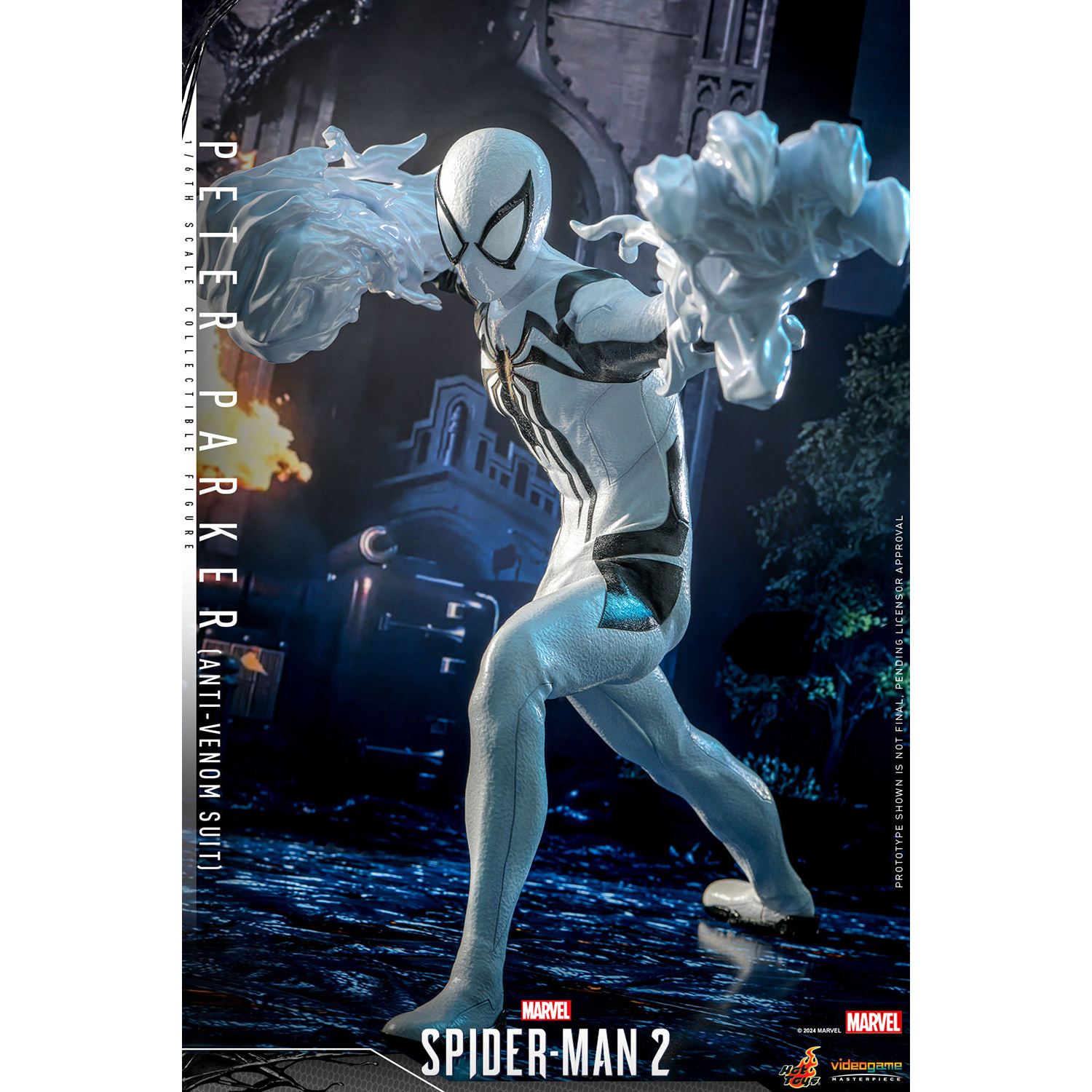 Marvel Spider-Man 2 Peter Parker (Anti-Venom Suit) 1:6 Scale Figure Hot  Toys VGM69