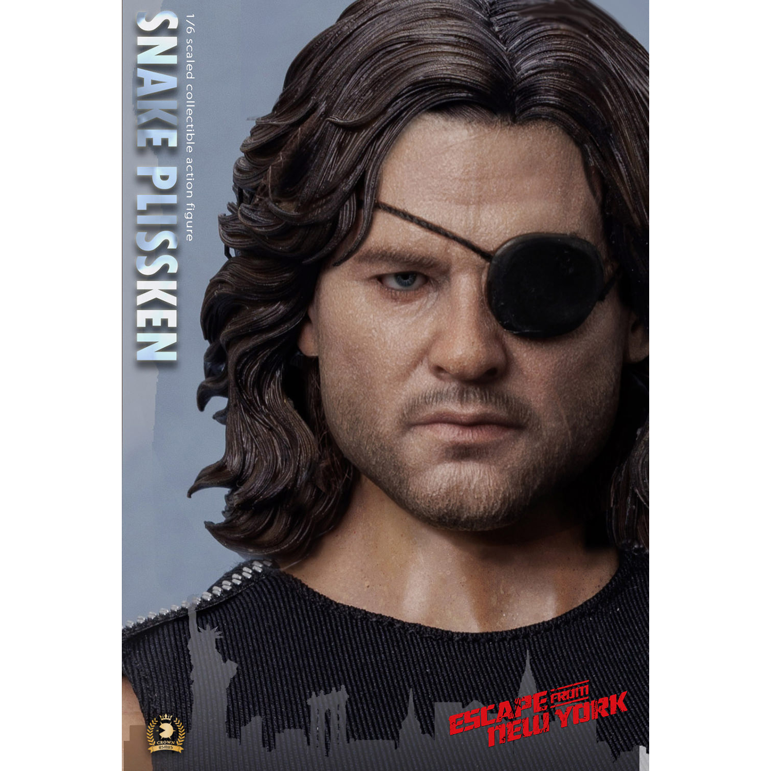 Escape from New York Snake Plissken (Sculpted Hair Version