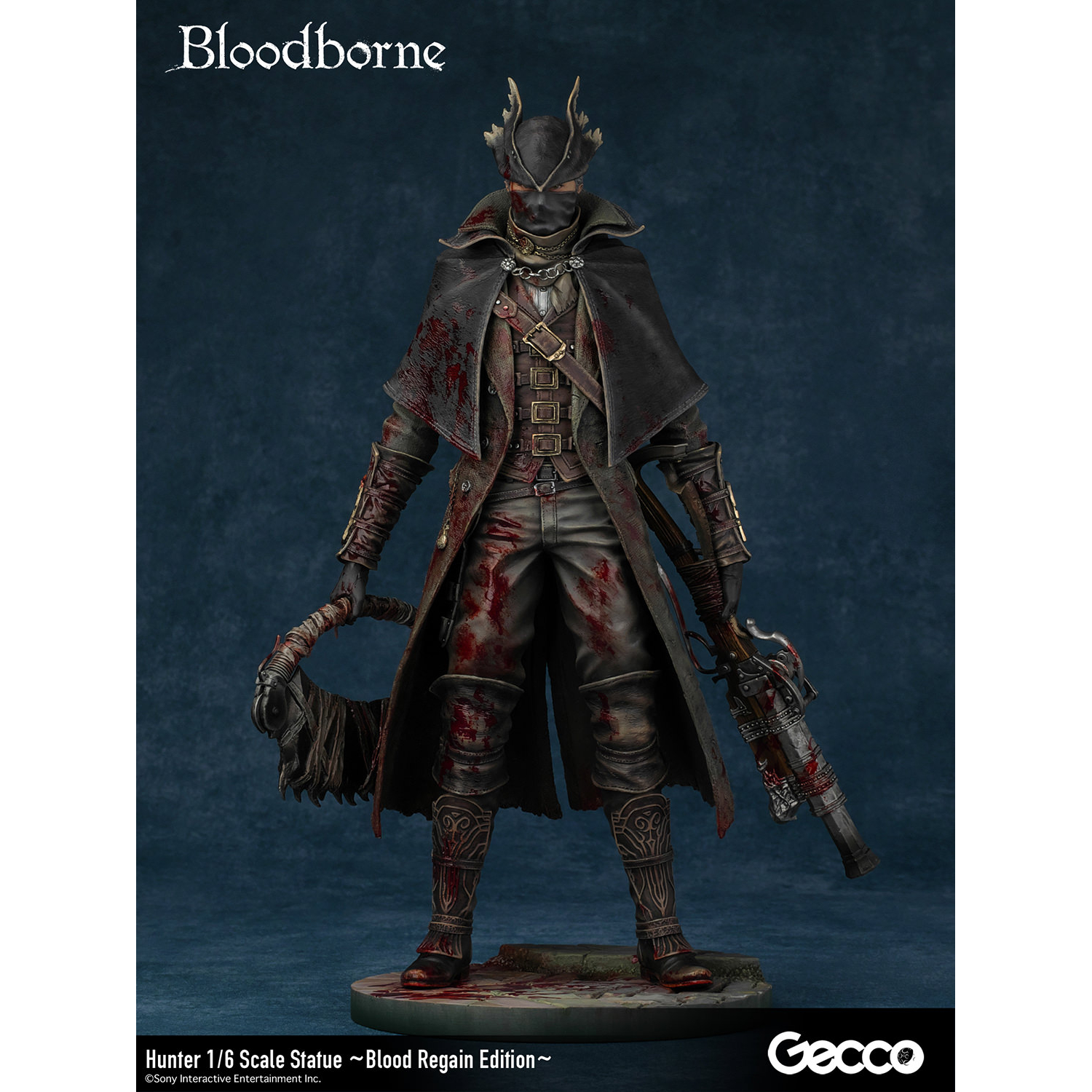 Bloodborne Hunter (Blood Regain Edition) 1:6 Scale Statue Gecco Co