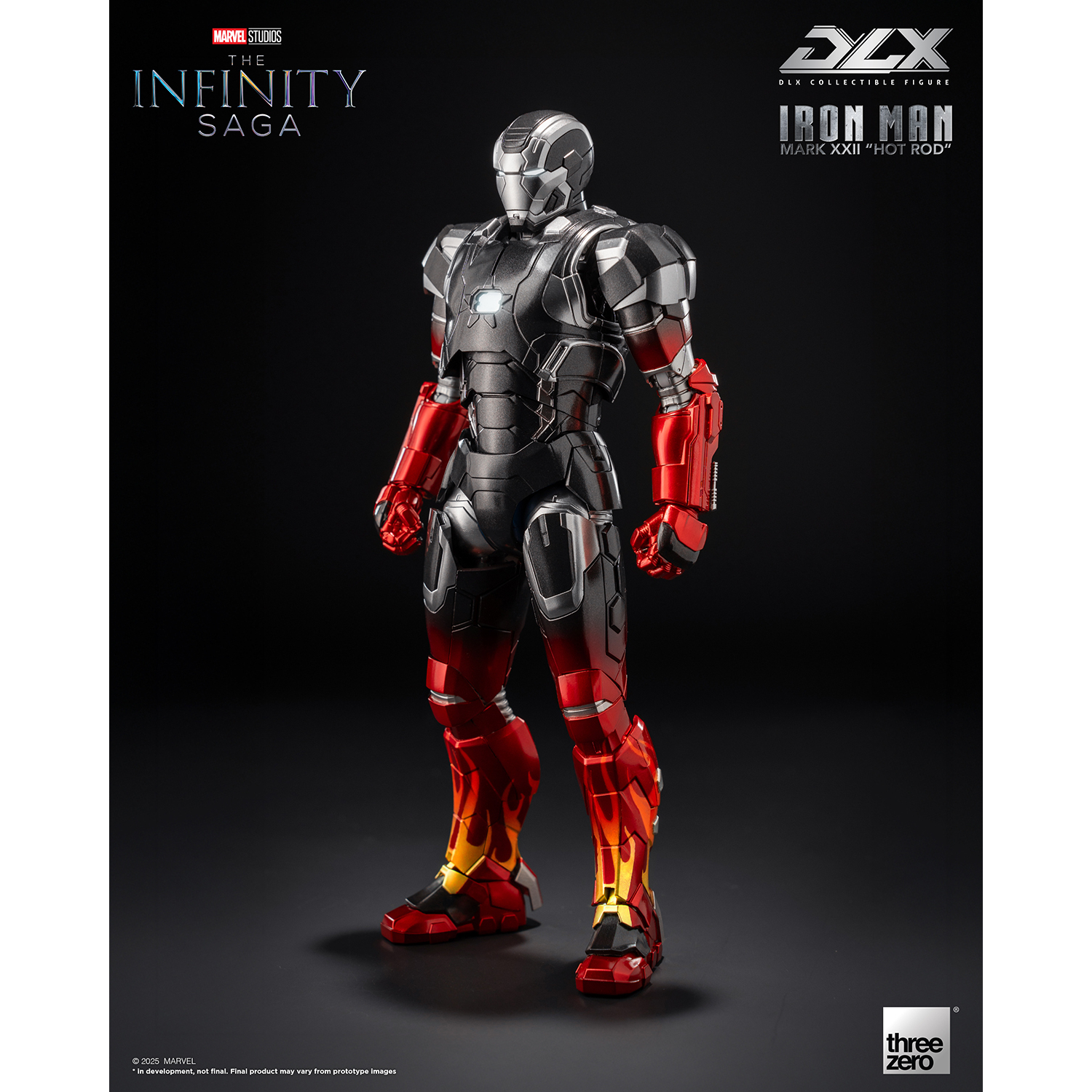 Marvel DLX Iron Man Mark 22 “Hot Rod” Action Figure Threezero