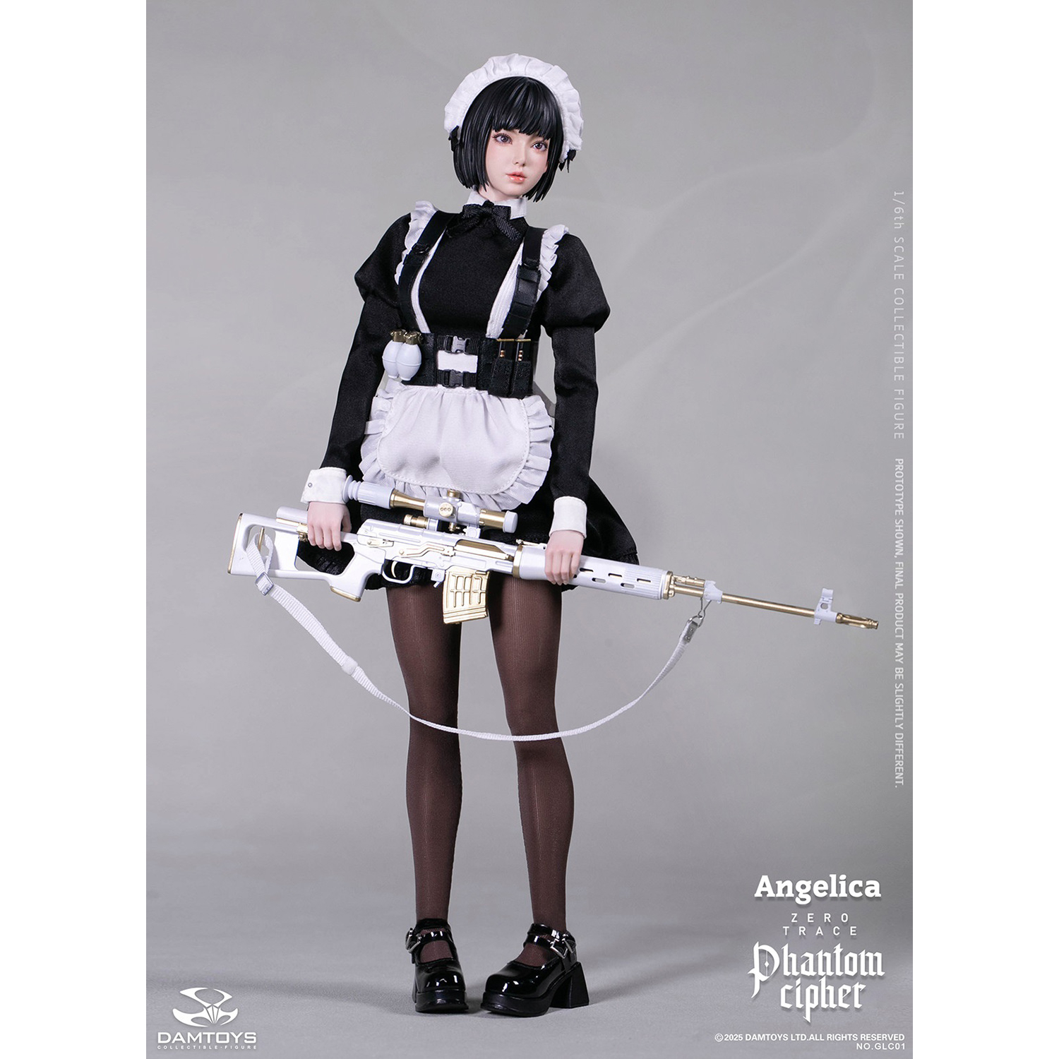 Phantom Cipher: Zero Trace Angelica 1:6 Scale Figure DamToys