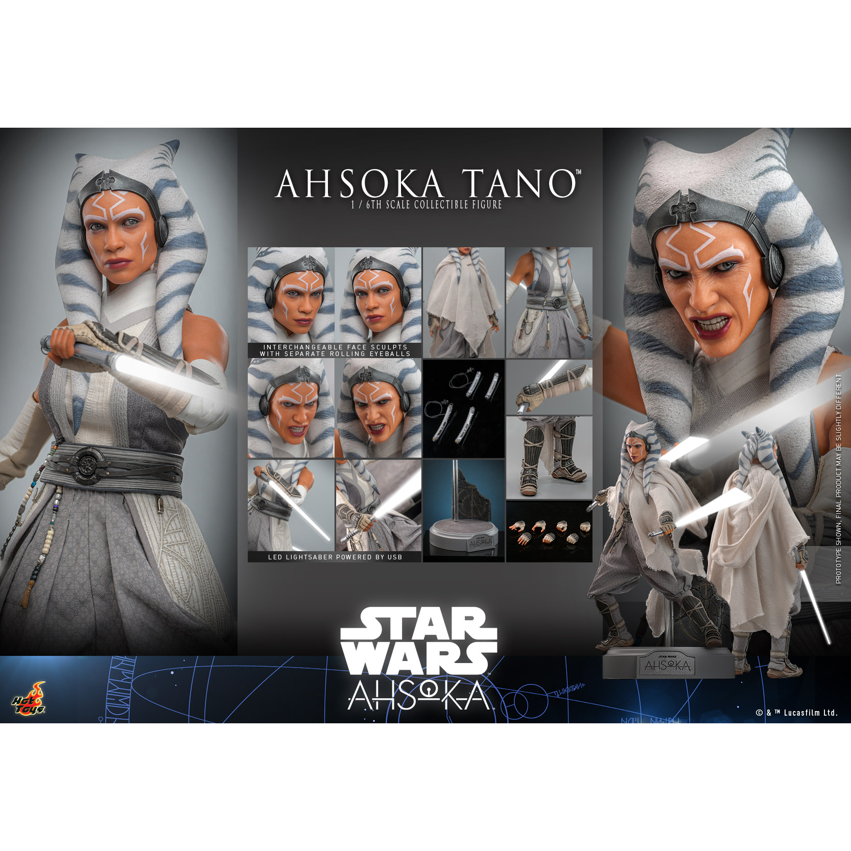 ホットトイズTMS118 スター・ウォーズ アソーカ1/6Ahsoka Tano 2025年】お歳暮ギフト ホットトイズTMS118 スター・ウォーズ