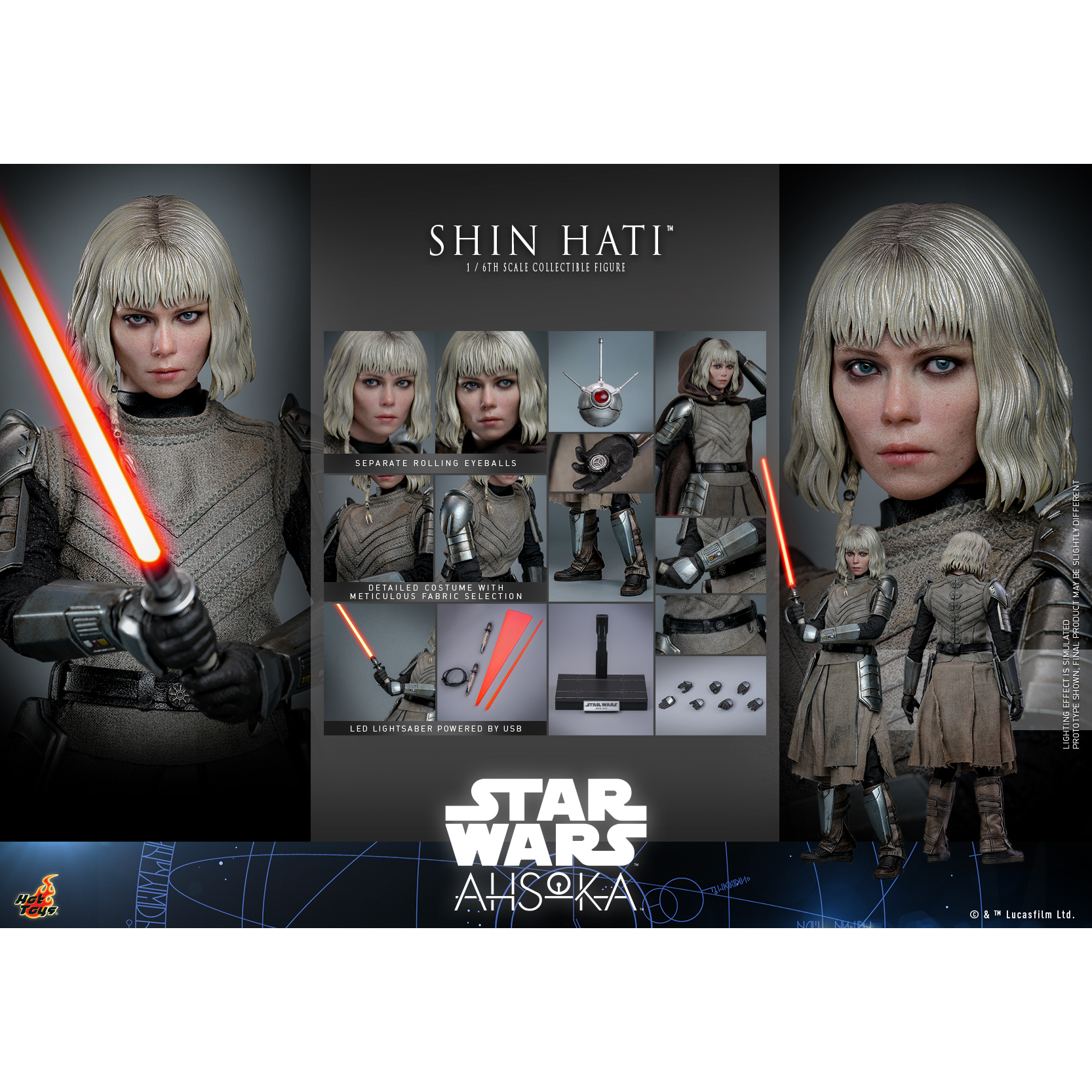 Star Wars: Ahsoka - Shin Hati 1:6 Scale Figure Hot Toys