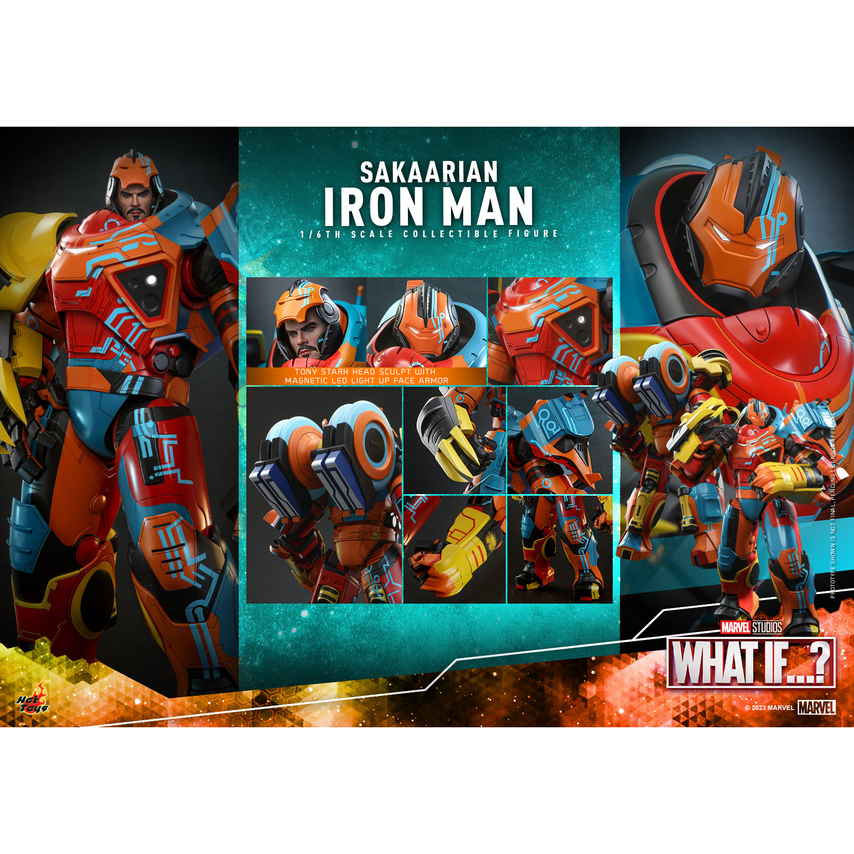 Marvel Sakaarian Iron Man 1 6 Scale Figure Hot toys 912663