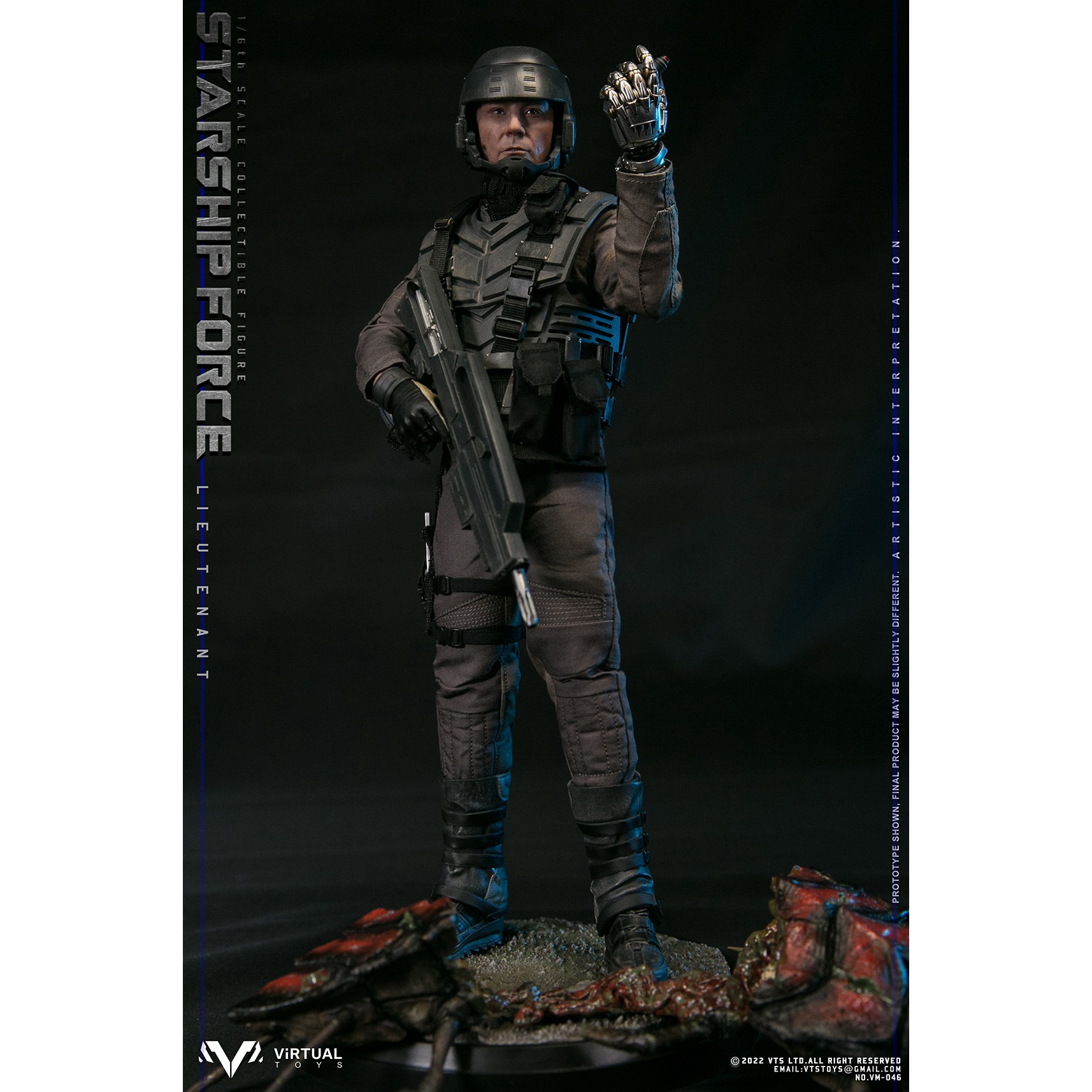 Starship Force - Lieutenant 1:6 scale figure Virtual Toys VM046