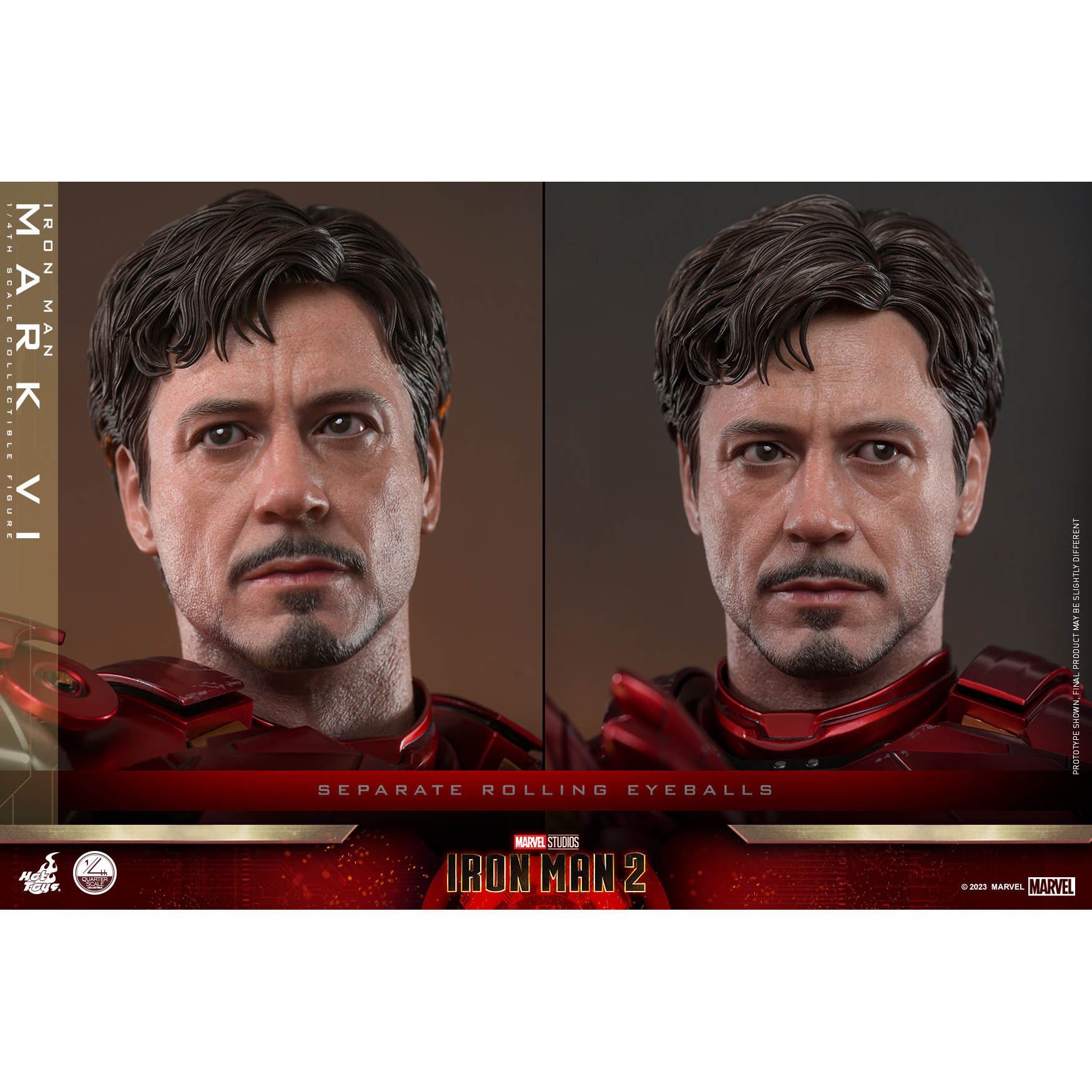 Hot Toys QS025 Iron Man 2 Iron Man Mark VI 1/4 Quarter Scale
