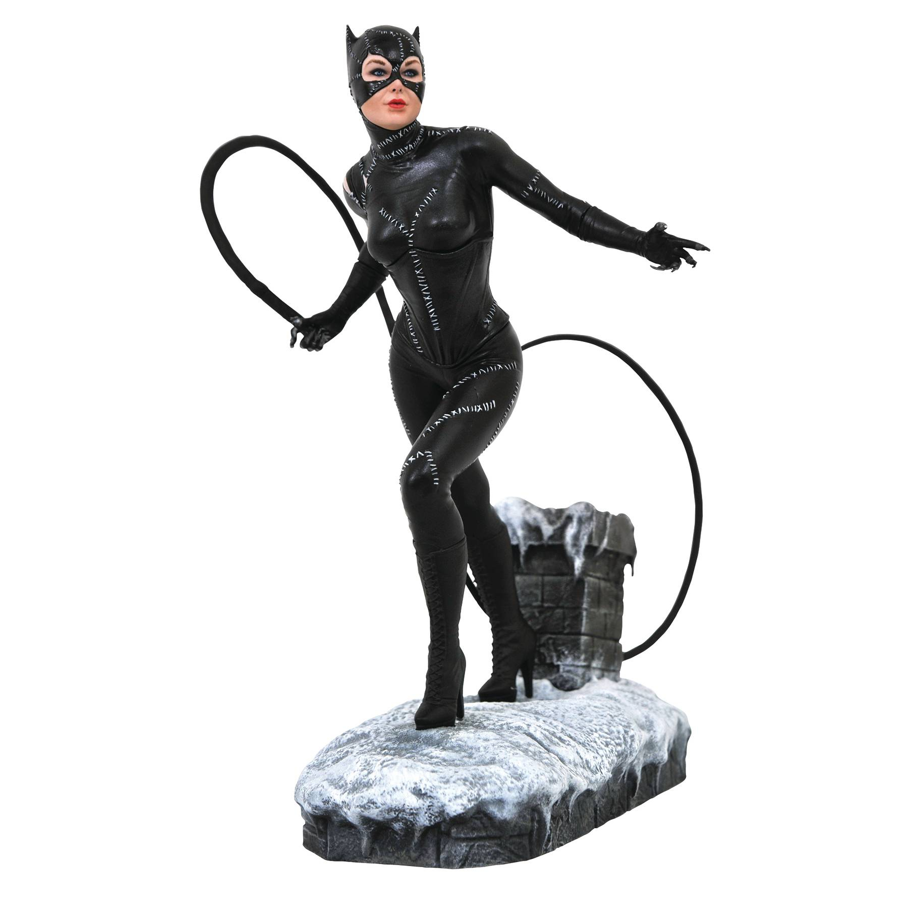 DC Gallery Batman Returns Catwoman PVC Diorama 9inch Diamond Select Toys