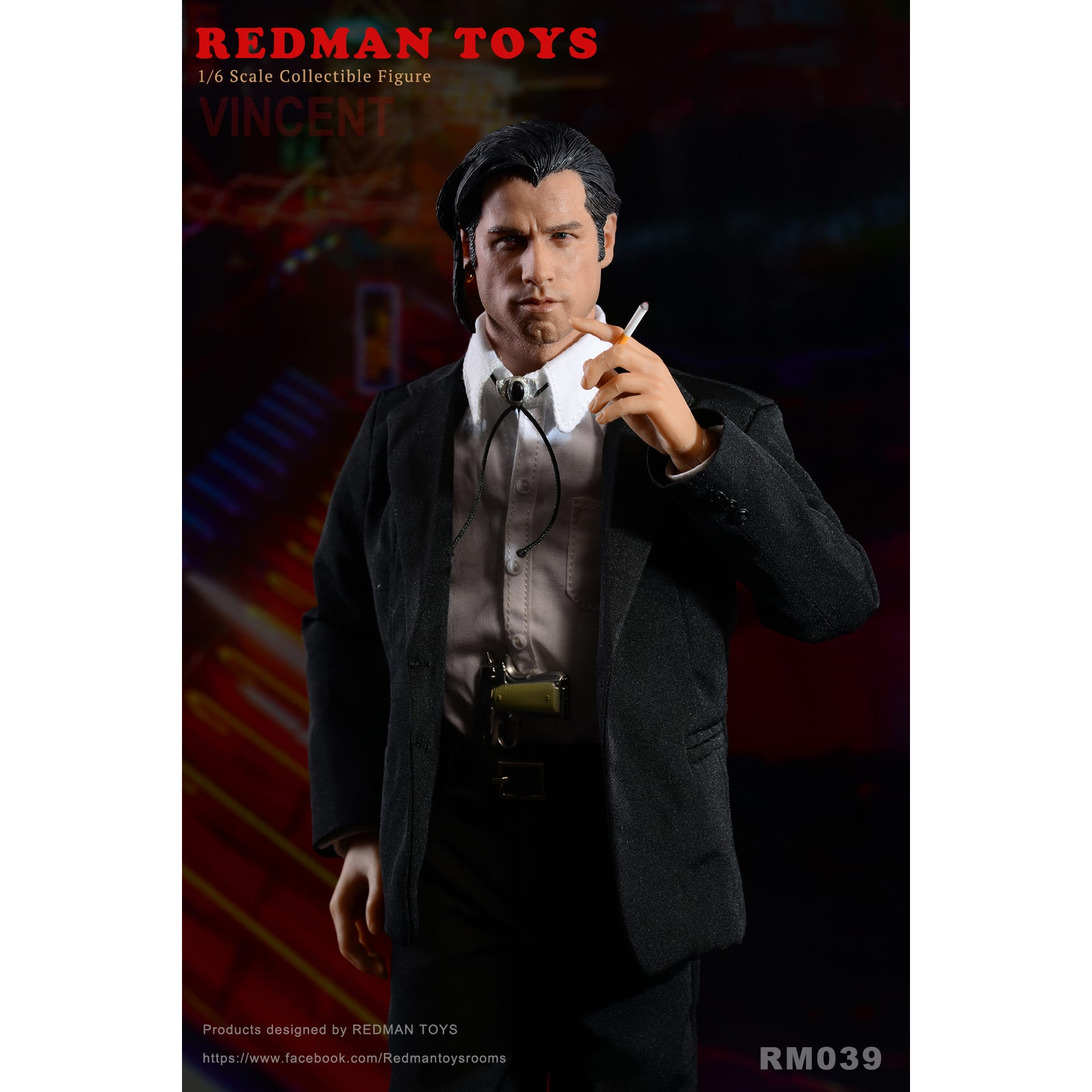 Vincent (J Travolta - Pulp Fiction style) 1:6 scale figure