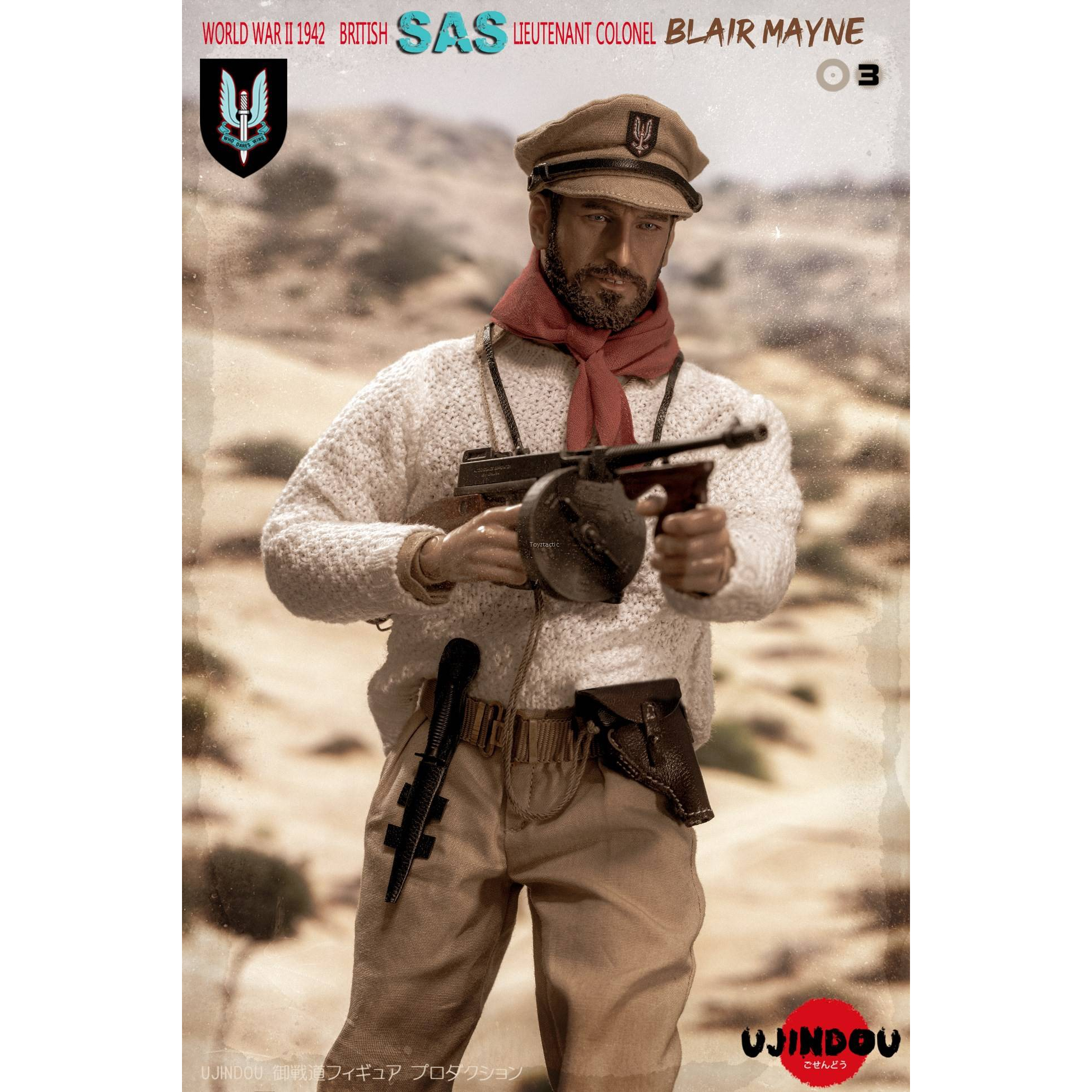 SAS British Lieutenant Colonel Blair Mayne (WWII 1942) 1:6 scale