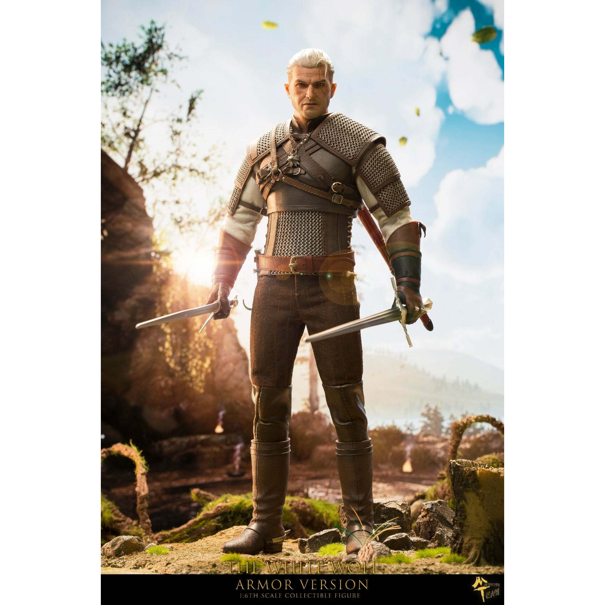 安く購入 ウィッチャー ゲラルト Geralt of Rivia J-001 1/6白狼