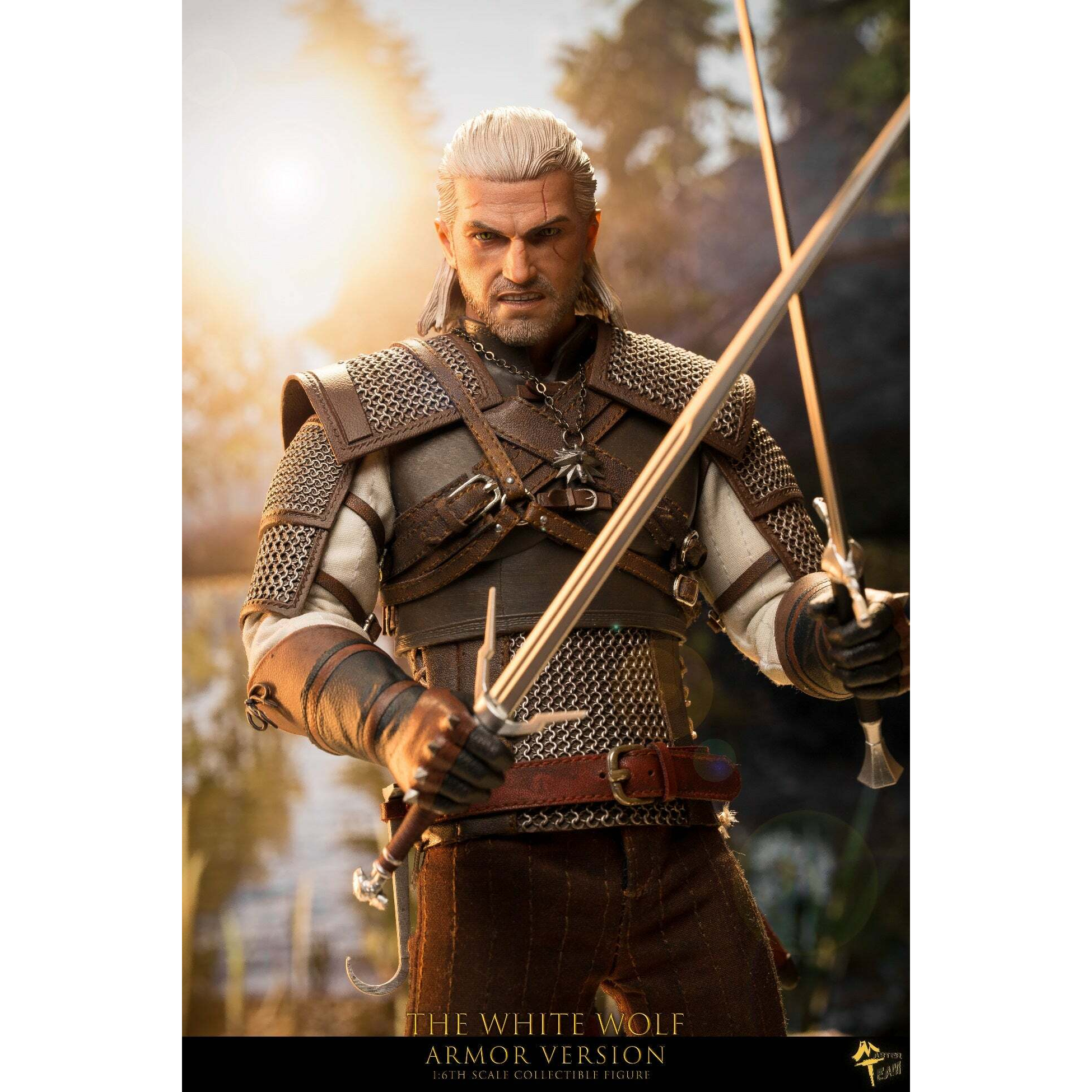 Witcher White Wolf Geral of Rivia (Armor Version) 1:6 Scale Action Figure  MasterTeam MTT006