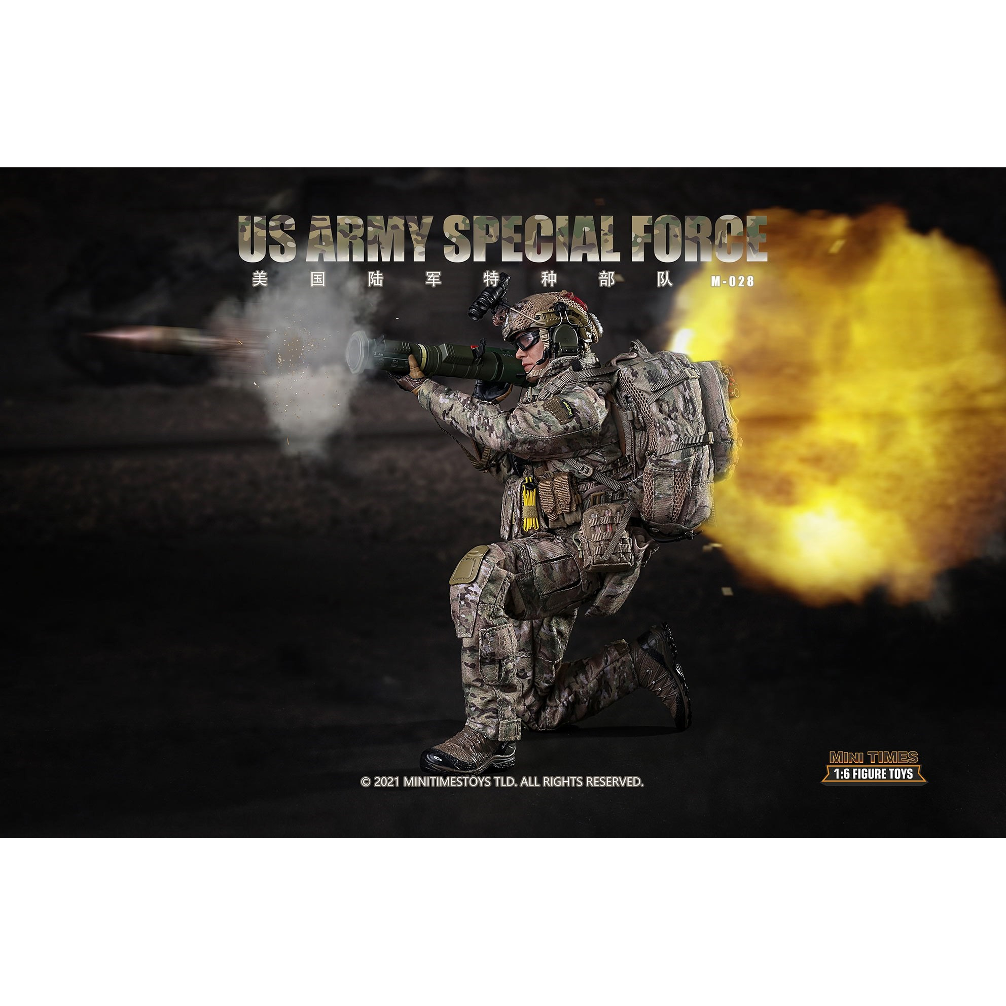 US Army Special Forces 1:6 Scale Action Figure MiniTimes M-028