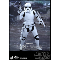 Finn and First Order Riot Control Stormtrooper