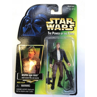 Star Wars Power of the Force (Green Card) - Han Solo Bespin (Card Not Mint)