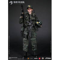 Chinese's People Armed Police Force Snow Leopard Commando Unit figurine 1:6 Damtoys 78052