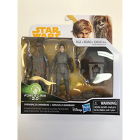 Star Wars Solo: A Star Wars Story - Chewbacca (Mimban) & Han Solo (Mimban) Ensemble de 2 Figurines 3,75 pouces Force Link Hasbro