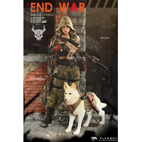 Doomsday End War Death Squad U Umir et chien figurines 1:6 Flagset 73022