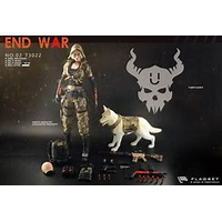 Doomsday End War Death Squad U Umir et chien figurines 1:6 Flagset 73022