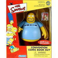 Simpsons Convention Comic Book Guy figurine Playmates