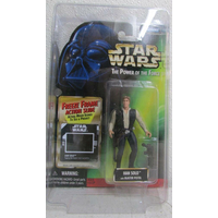 Star Wars Power of the Force (Freeze Frame) - Han Solo with Blaster Pistol Hasbro