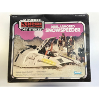 Star Wars Empire Strikes Back Kenner Vintage 1980 Rebel Armored Snowspeeder Complete Canadian Box (Sold in Store Only, Sale is Final)