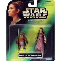 Star Wars Princess Leia et Wicket l'Ewok Hasbro